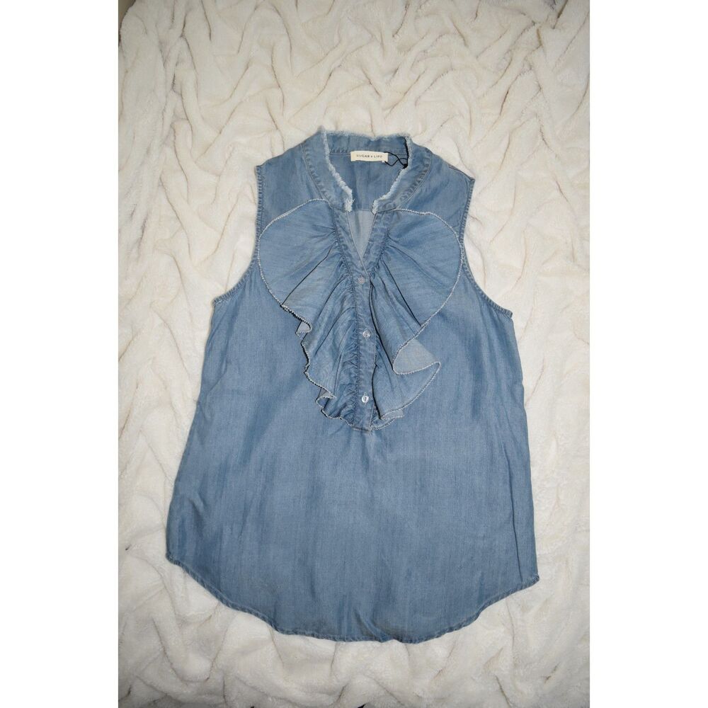 Sugar + Lips Denim Top